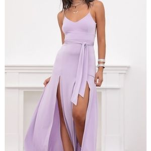 Lavendar maxi dress